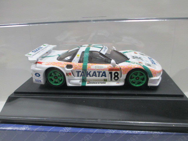 新品　1/43　エブロ　TAKATA　童夢　無限　NSX　ホンダ　NSX　GT　絶版_画像3