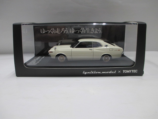 新品 IG 1/43 ignition model×TOMYTEC　4324　ニッサン　ローレル　ハードトップ　2000SGX　白　イグニッションモデル