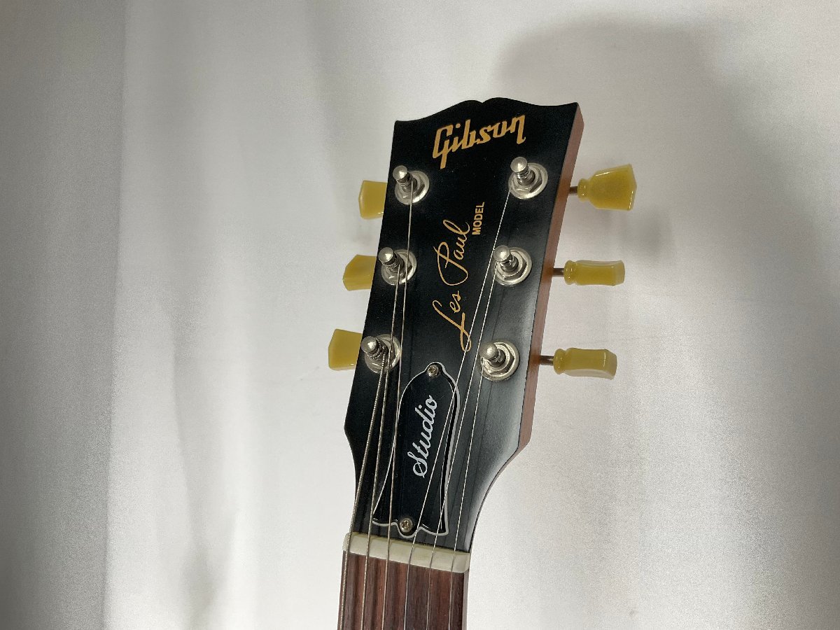 ★GIBSON USA ギブソン ギター レスポールスタジオ スワンプアッシュ ナチュラル 2010年 中古 1円スタート★_画像2