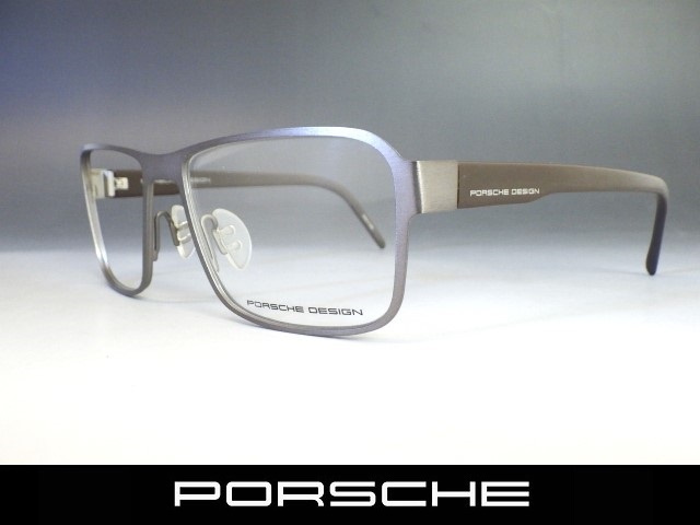 PORSCHE DESIGN◆新品【チタン メガネフレーム P8290】グレー 正規 イタリア製◆純正ケース&クロス付◆ポルシェデザイン/眼鏡/サングラス_画像1