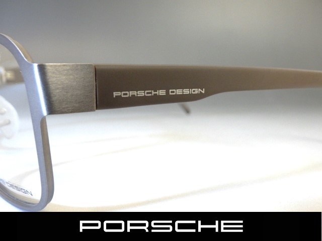 PORSCHE DESIGN◆新品【チタン メガネフレーム P8290】グレー 正規 イタリア製◆純正ケース&クロス付◆ポルシェデザイン/眼鏡/サングラス_画像2