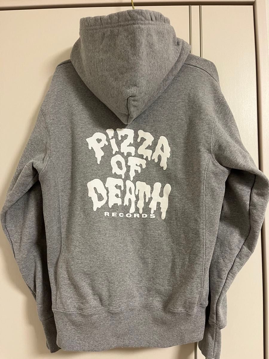 PiZZA OF DEATHピザオブデスパーカー ピザパーカー グレー M PiZZA OF DEATHピザオブデスパーカー ピザパーカー グレー M