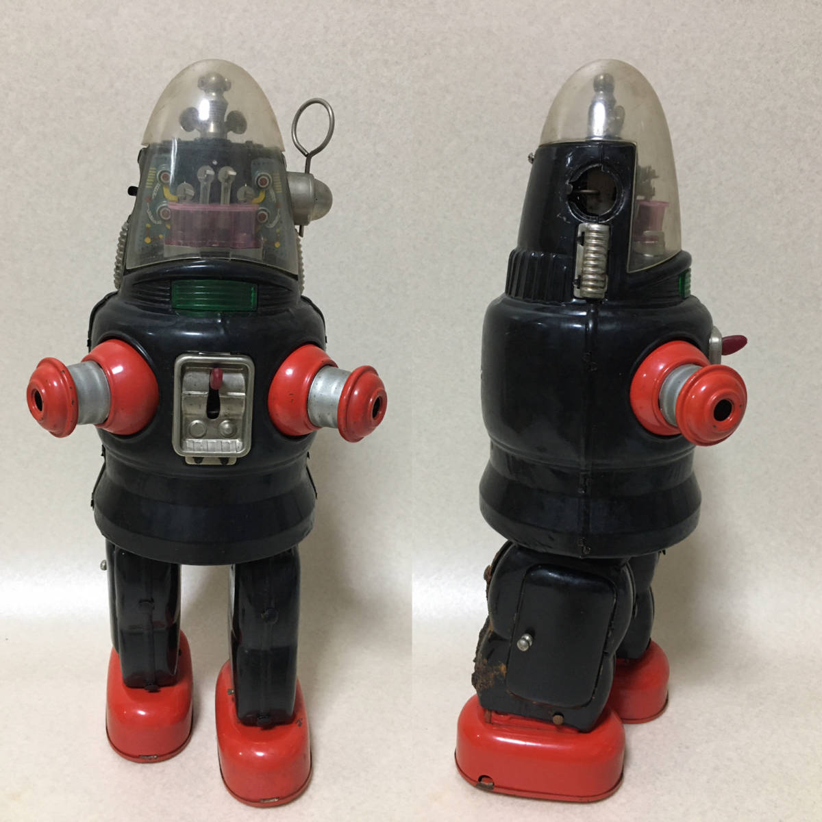 [B600].. toy tin plate Mechanized Robot mechanism naizdo robot made in Japan box attaching T.N Forbidden Planet present condition goods Showa Retro antique 