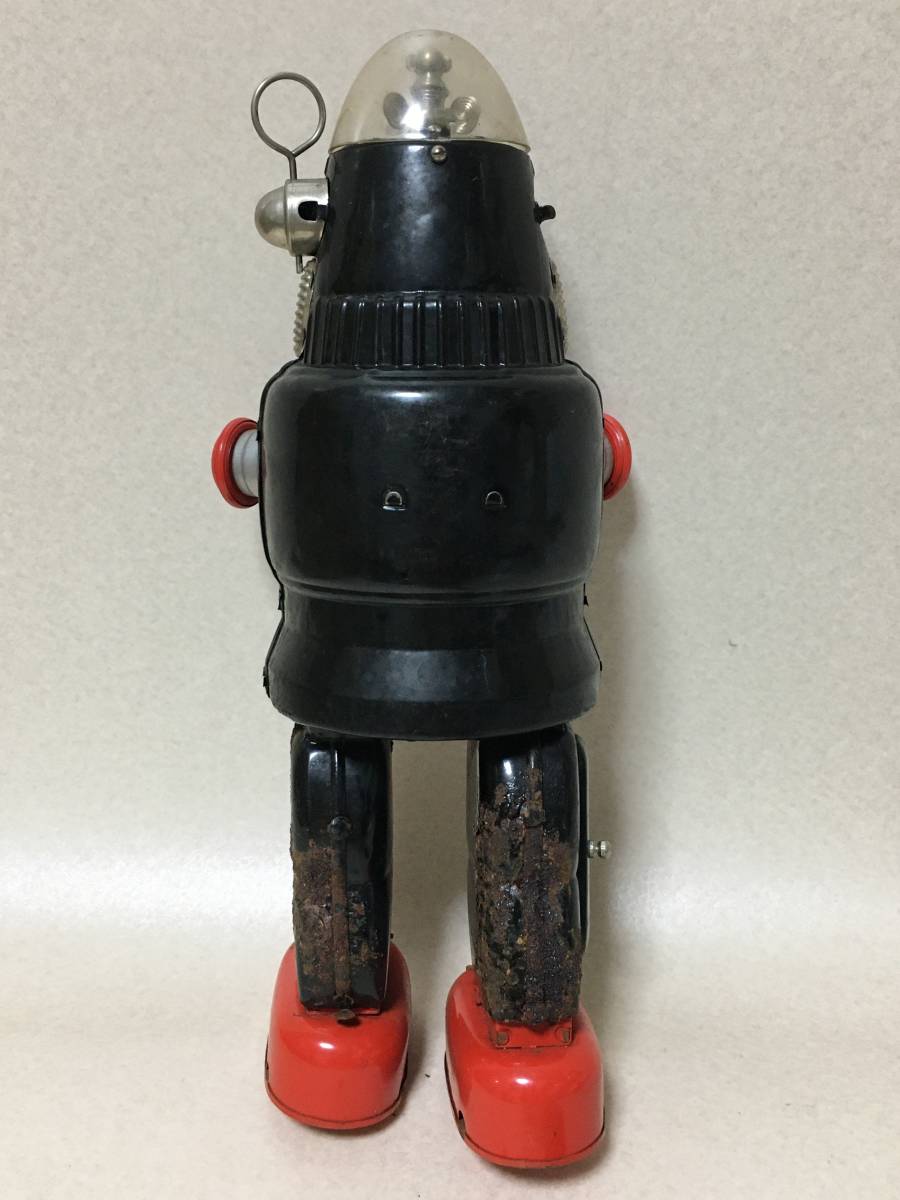 [B600].. игрушка жестяная пластина Mechanized Robot механизм naizdo робот сделано в Японии с коробкой T.N Запретная планета текущее состояние товар Showa Retro античный 