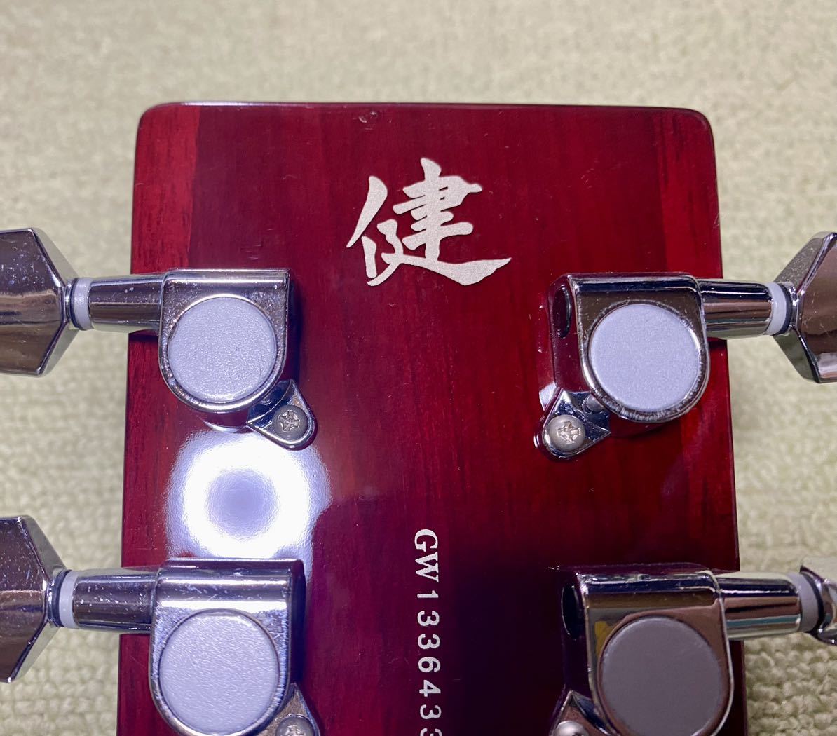 横山健 エレキギター 助六 CHERRY KEN grass roots Ken Yokoyama Hi-Standard ハイスタンダード ハイスタ 美中古品の画像5