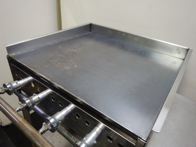 ( оплата при получении не возможно )2021 год производства IKK TYS600 для бизнеса LP газ гриль листовая сталь пекарная машина W60D55cm толщина 12mm внешние размеры W635D564(+140)H270mm пропан 
