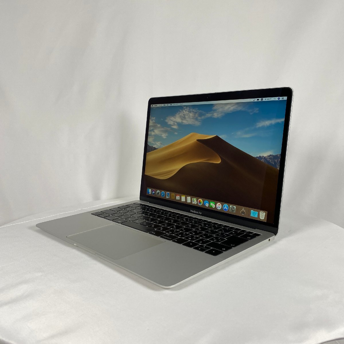 ★１円スタート★ Apple MacBook Air 2019 13インチ Core i5/1.6GHz/8GB/SSD128GB/充放電回数527回【A1932】中古品 シルバー_「enter」、「backspace」押下に違和感