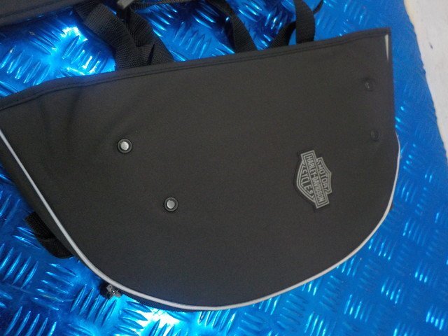 DB*0 Harley Davidson Softail soft lower left right engine guard cover used 6-1/19(.)