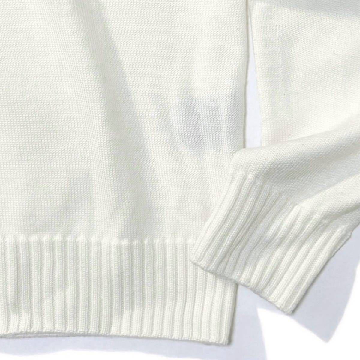 【Drumohr】 Merino Wool Turtleneck Sweaterドルモア 定価3.9万 イタリア製 メリノウール 8ゲージタートルネックニット セーター 48_画像5