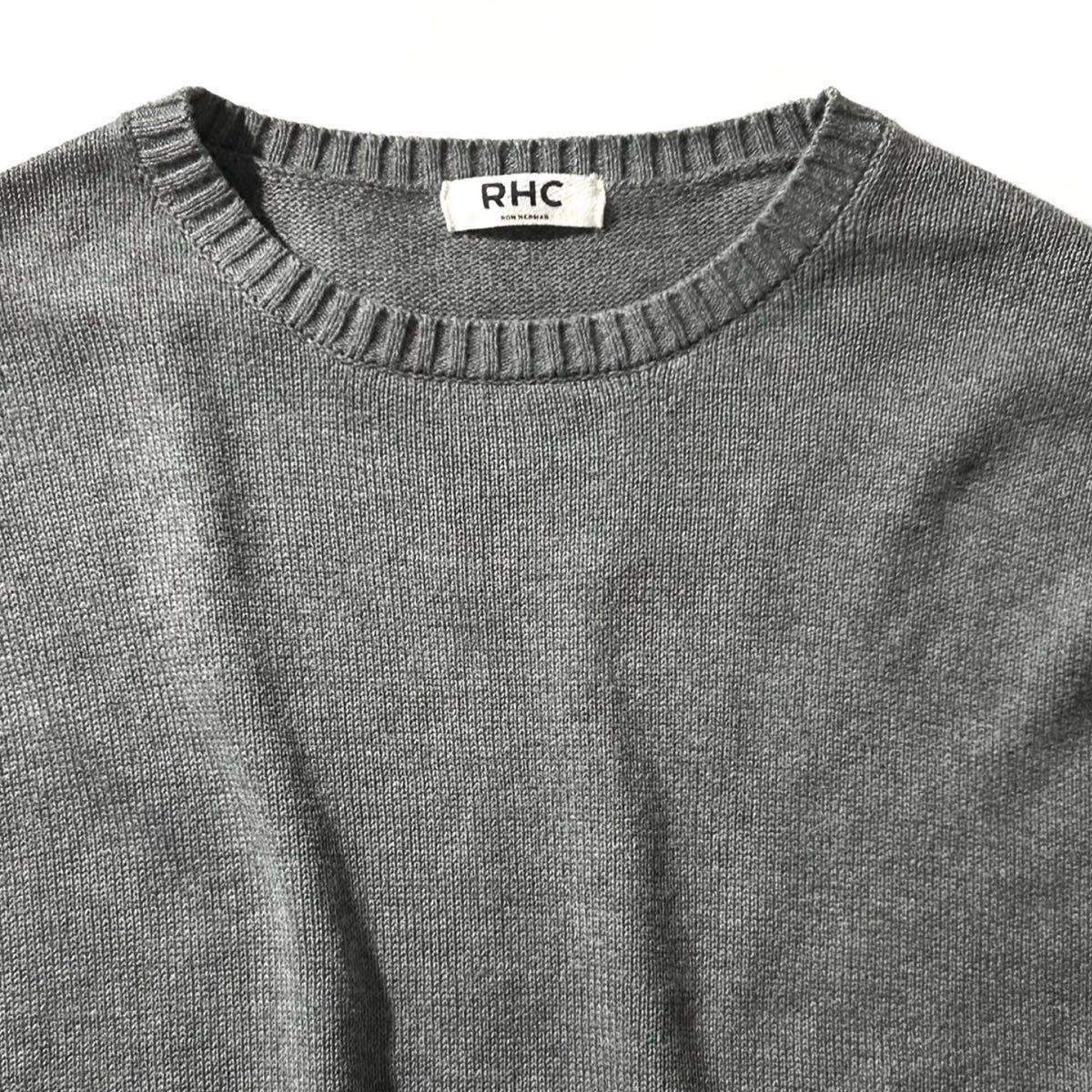 【Ron Herman】カシミヤブレンドのリッチな着心地◎!!RHCロンハーマン コットンウールカシミヤ クルーネックニット プルオーバーニット_画像4