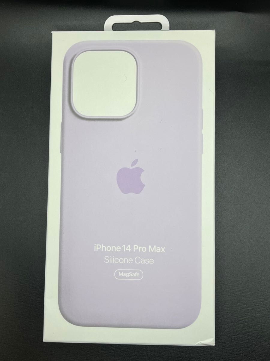 iPhone14 pro Maxケースシリコンケース　ライラック