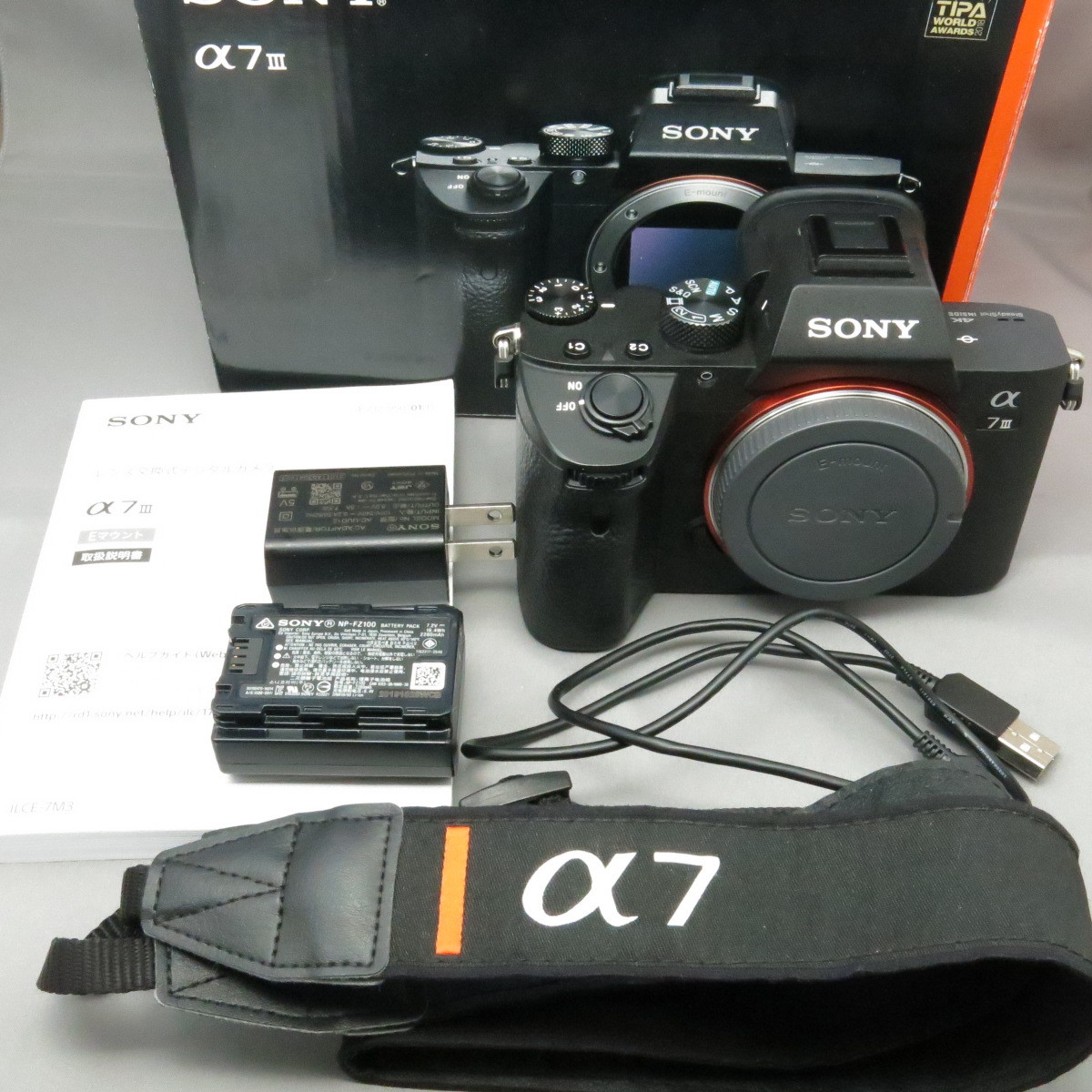 SONYソニー　α7III　ILCE-7M3　★NO.7907