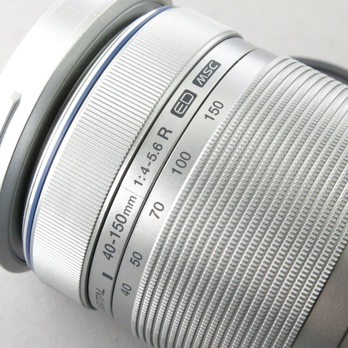 【美品】OLYMPUS(OM SYSTEM)オリンパス　M.ZUIKO DIGITAL40-150mmF4-5.6Rシルバー　マイクロフォーサーズ用★NO.7969_画像8