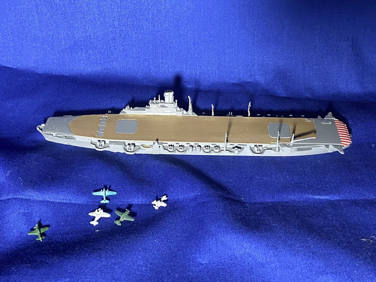 1/1250 小西製作所 金属製模型 空母 隼鷹 軍艦 航空母艦 潜水艦 旧軍 日本軍 日本海軍 文鎮 置物 konishi 巡洋艦 戦艦_画像2