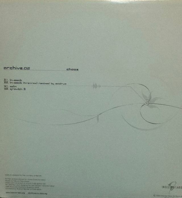 【廃盤12inch】Chaos / Archive.02_画像2