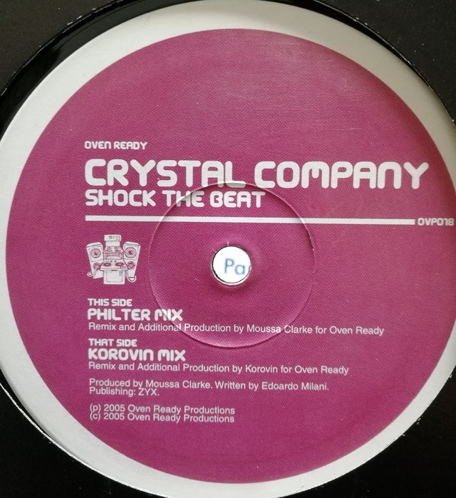 【廃盤12inch】Crystal Company / Shock The Beat_画像1