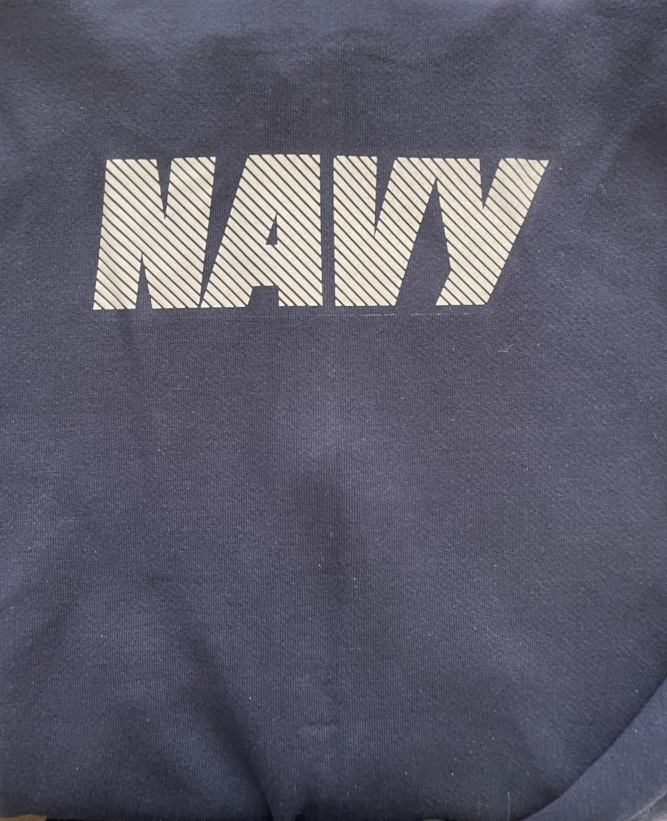 【デットストック】◆U.S.NAVY 米海軍 トレーニングスウェットジップアップパーカー【ミリタリーパーカー】　《Made In USA》 新品タグ付き_画像8
