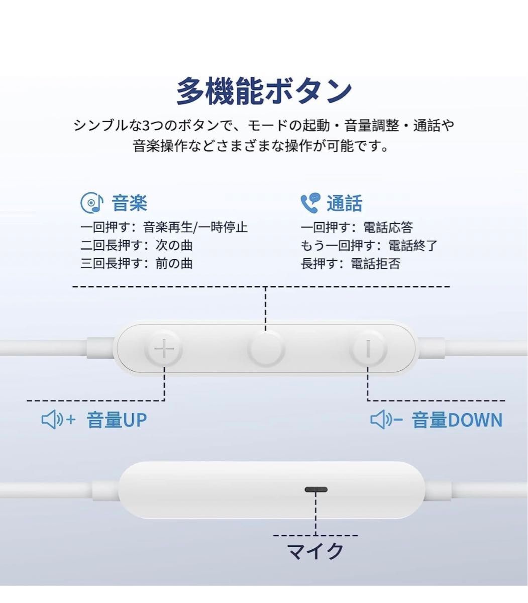 イヤホン 有線 マイク付きイヤホン 3.5mm イヤホン HiFi 通話可能 有線イヤホン