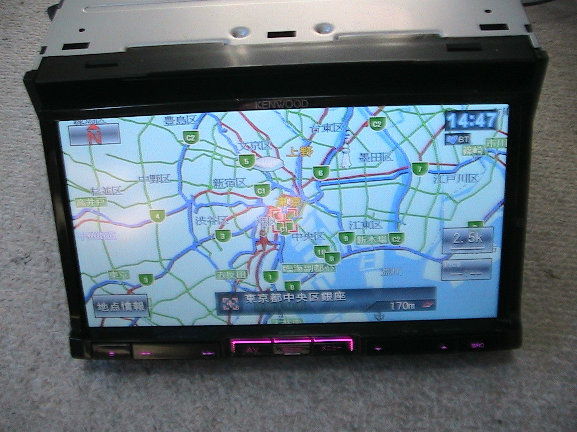 MDV-727DT NO.265 地図2016 メモリーナビ本体・Bluetooth(ハンズフリー)・地デジ・USB/SD/DVD_画像8