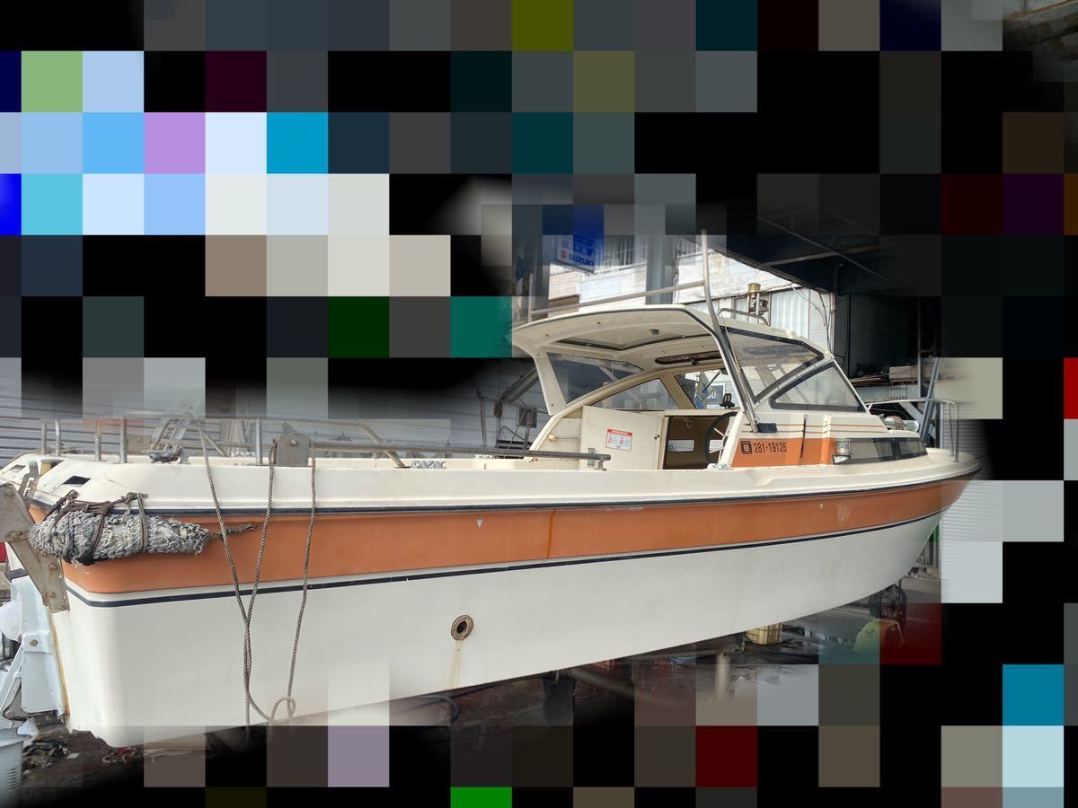  Yamaha boat FISH-22C Drive boat used 