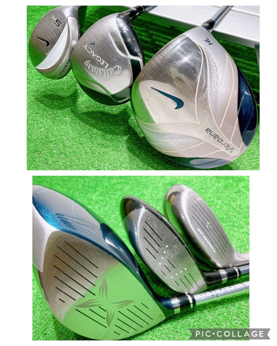 ☆NIKE ナイキ レディース ゴルフセット☆VERDANA SLINGSHOT Callaway 9本 レディス クラブセット