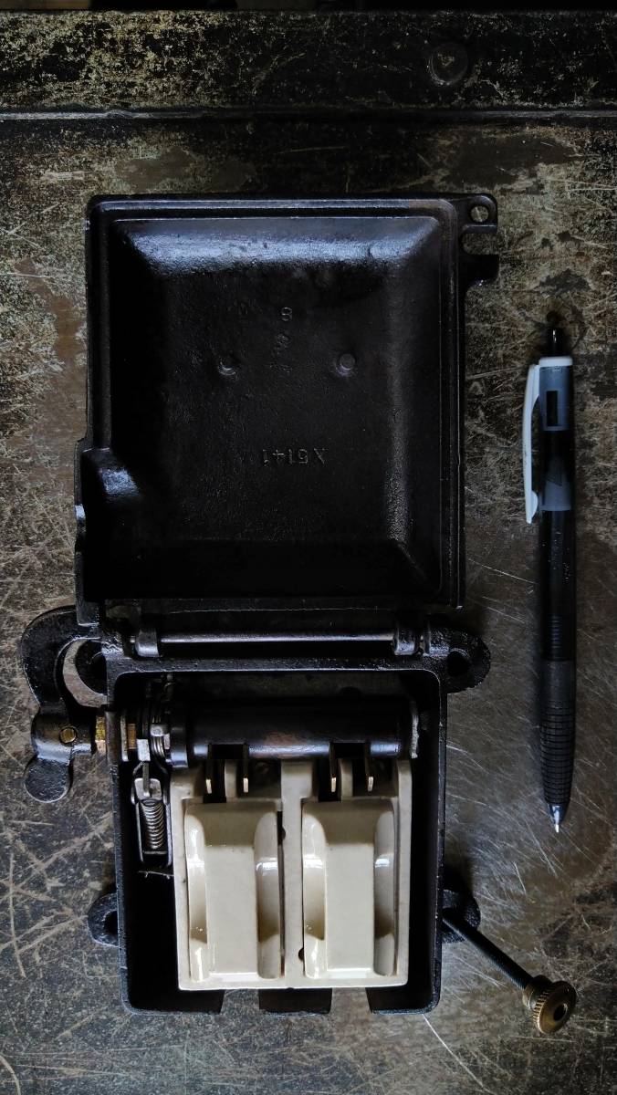 英国製 レバー スイッチ ビンテージ インダストリアル 1950年 vintage industrial switch (A) Made in Englandの画像9