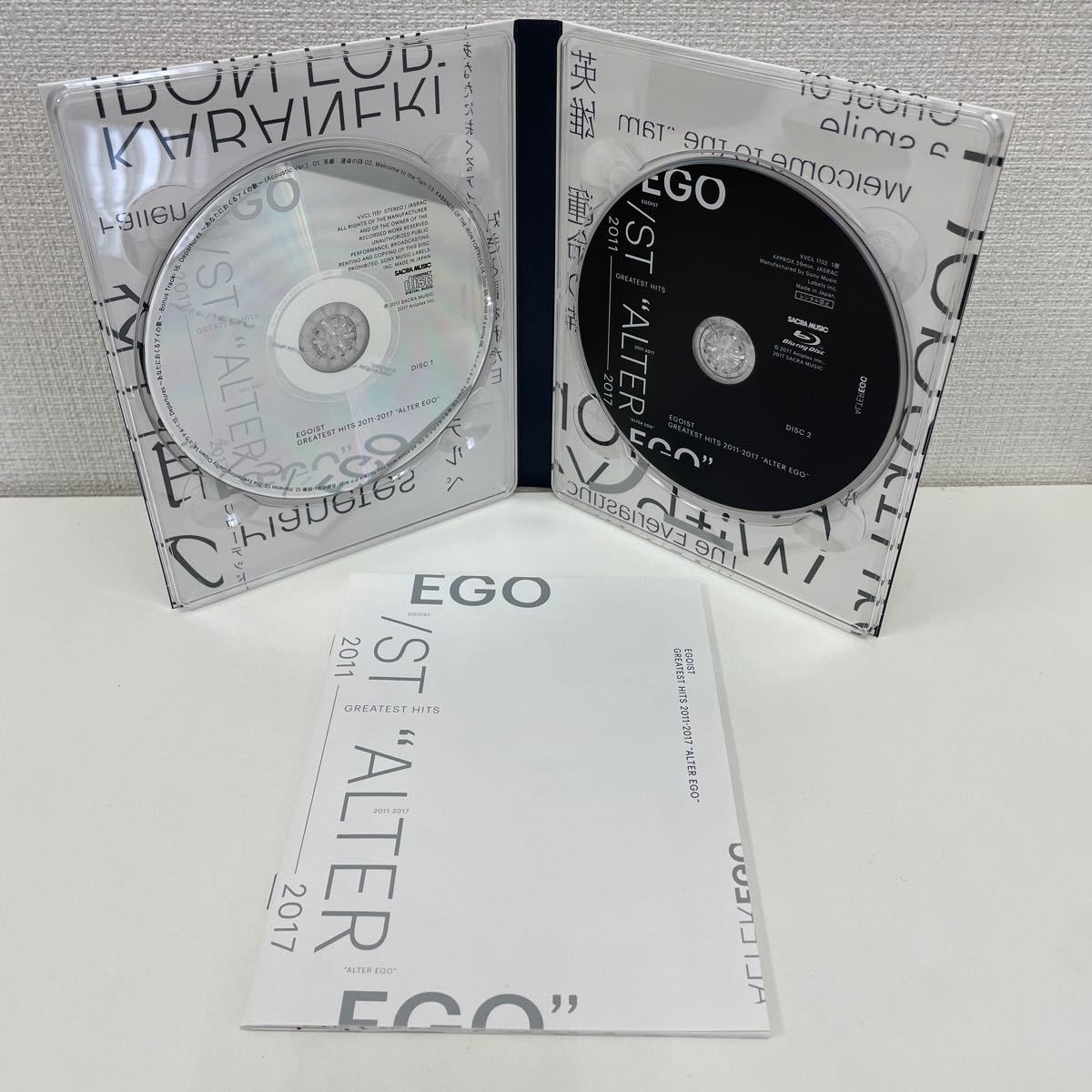 【1円スタート】 EGOIST GREATEST HITS 2011-2017 ALTER EGO 初回限定盤A CD＋Blu-ray エゴイスト_画像3