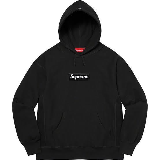 送料無料 黒 L Supreme Box Logo Hooded Sweatshirt Black 21FW 21AW シュプリーム ボックスロゴ パーカー フーディ ブラック 2021 極美品