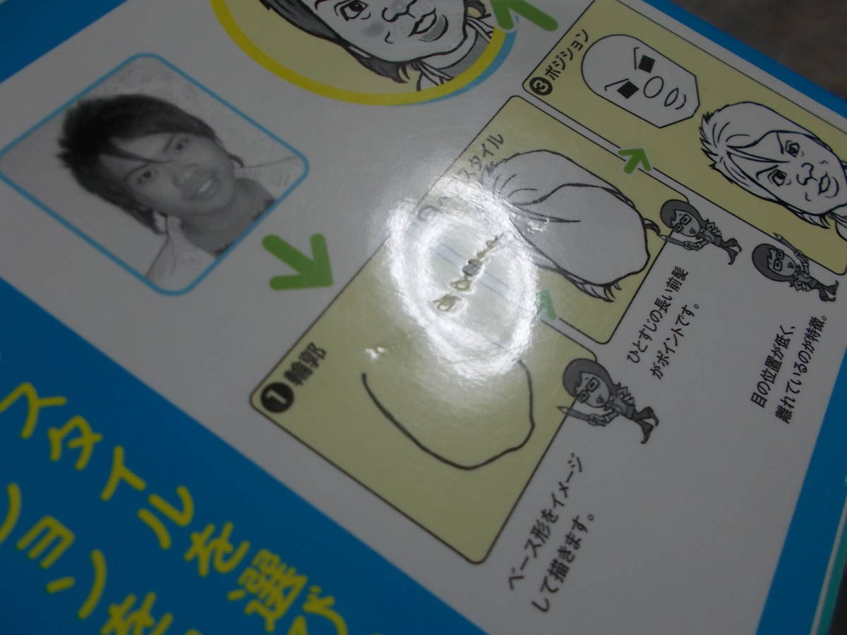 大好きな人の似顔絵があっというまに描ける本　小河原智子(2006年)送料116円_画像10