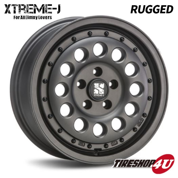 4本セット XTREME-J RUGGED 16x6.5J 5/114.3 +32 GBK MONSTA MUD WARRIOR M/T 235/70R16 ホワイトレター デリカD5_画像2