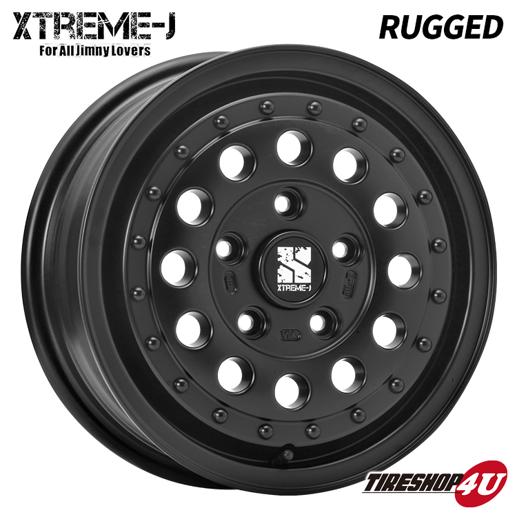 4本セット XTREME-J RUGGED 16x6.5J 5/114.3 +32 SBK TOYO トーヨー オープンカントリー A/T EX 205/65R16 WL ヤリスクロス カスタム車_画像2