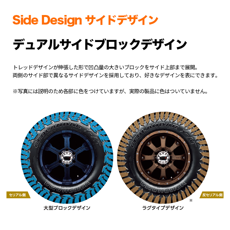 4本セット XTREME-J KK03 15x4.5J 4/100 +45 SBM ジオランダー X-AT G016A 165/65R15 BL 軽自動車 ソリオ タフト_画像6