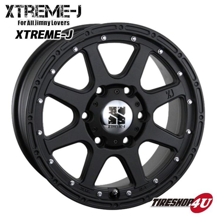 4本セット XTREME-J エクストリームJ 17x7.5J 6/139.7 +25 FBK MONSTA モンスタ RTハイブリッド R/T 285/70R17 WL FJクルーザー カスタム_画像2