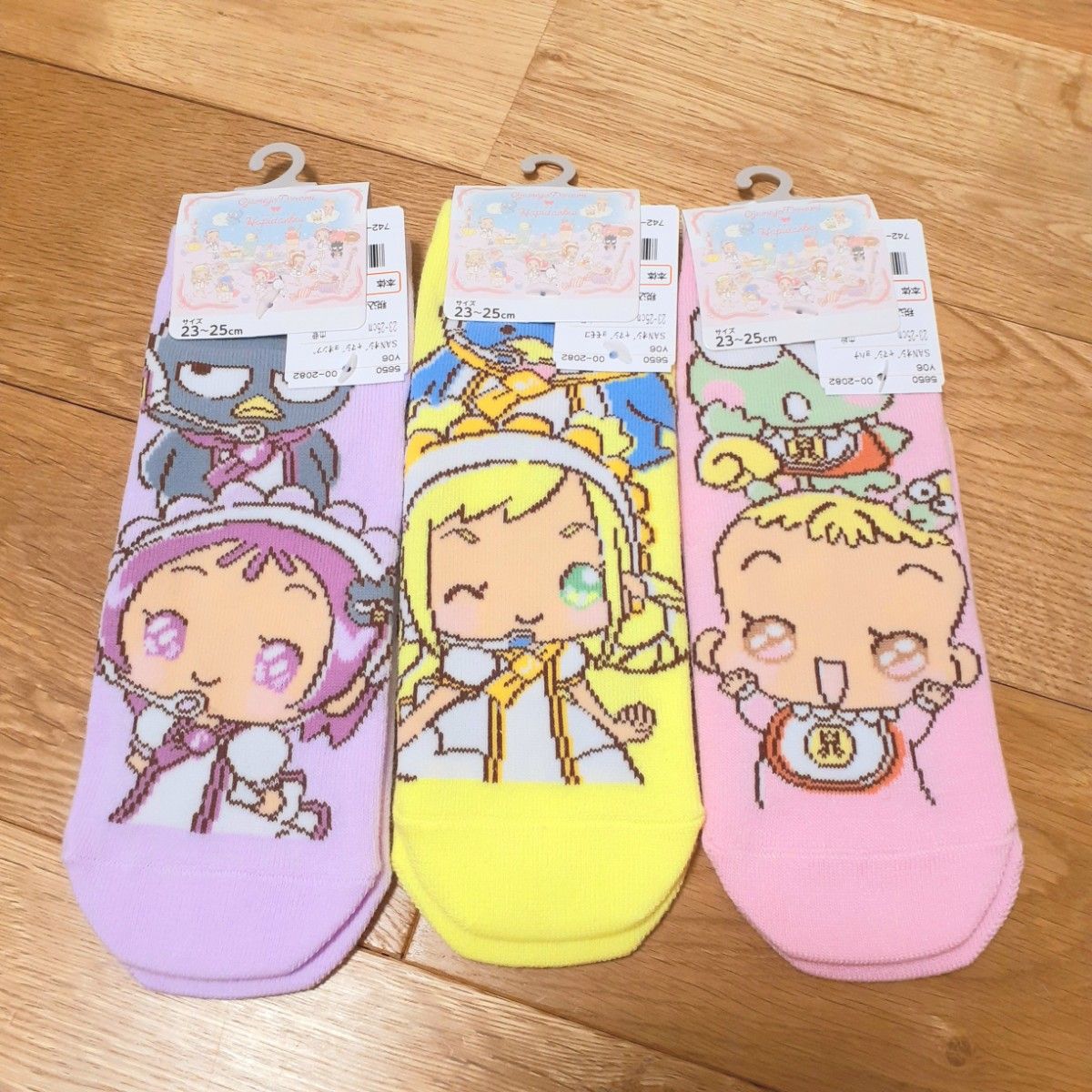 おジャ魔女どれみ サンリオ コラボ 靴下 コンプリートセット おジャ魔女どれみ サンリオ コラボ 靴下 コンプリートセット