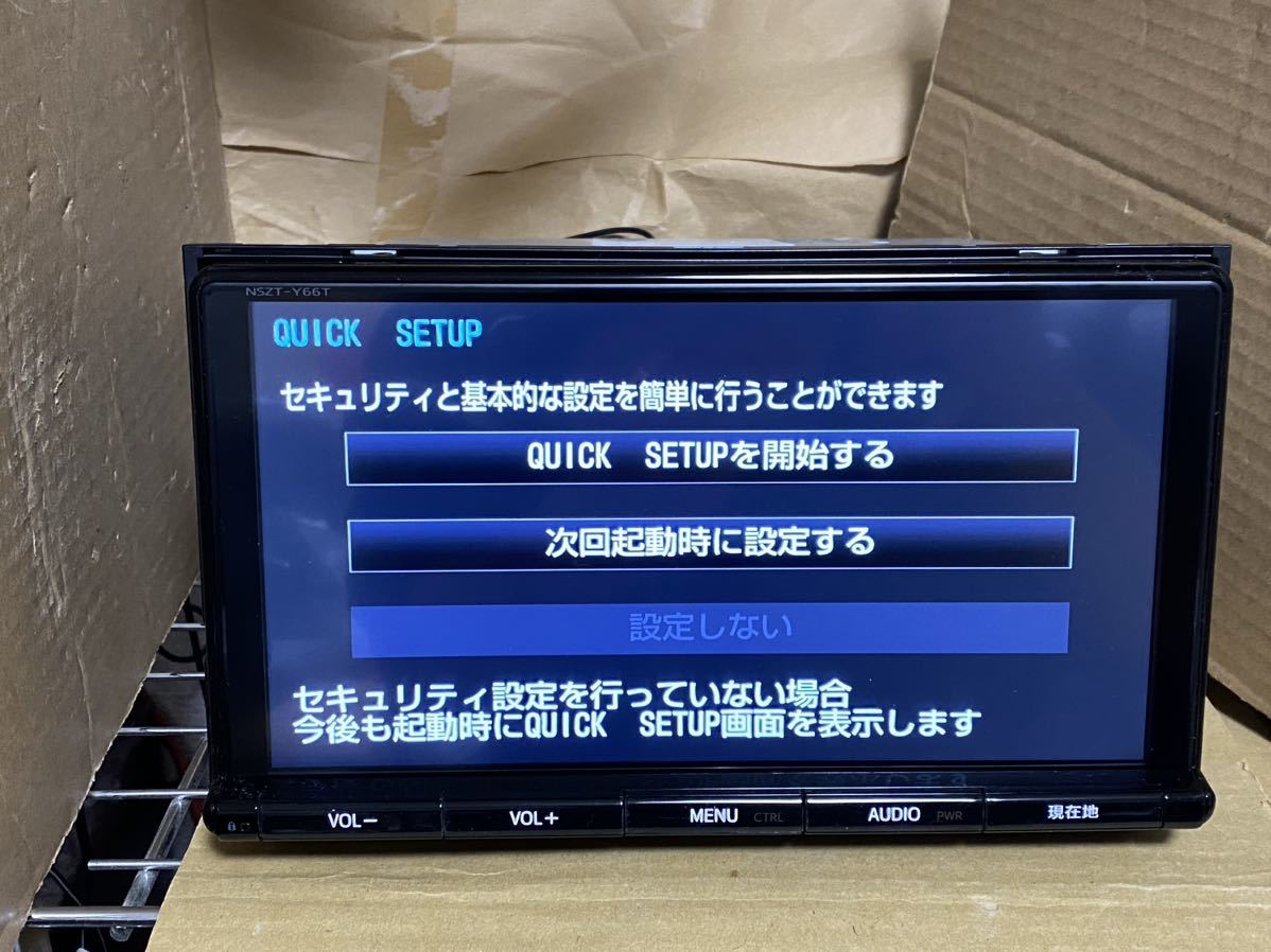 トヨタ純正 NSZT-Y66T 9インチ 地図24年1月更新　最新版23年秋版 フルセグ　DVD再生　Bluetooth オーディオ　ハンズフリー　送料無料_画像1