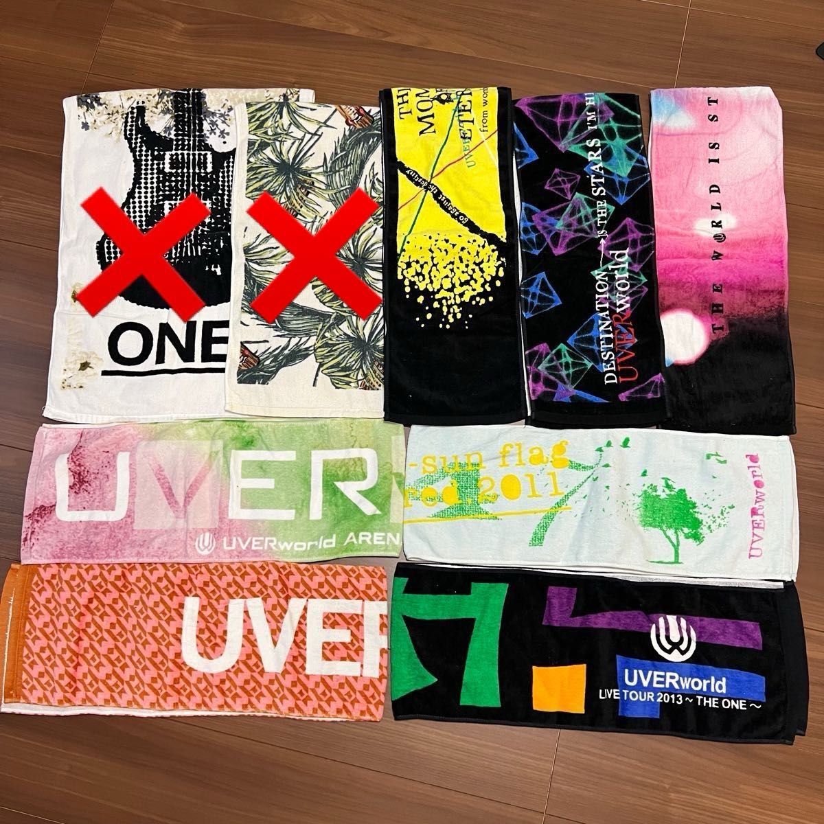 UVERworld マフラータオル　まとめ売り　LIVE ツアー　ライブ　グッズ