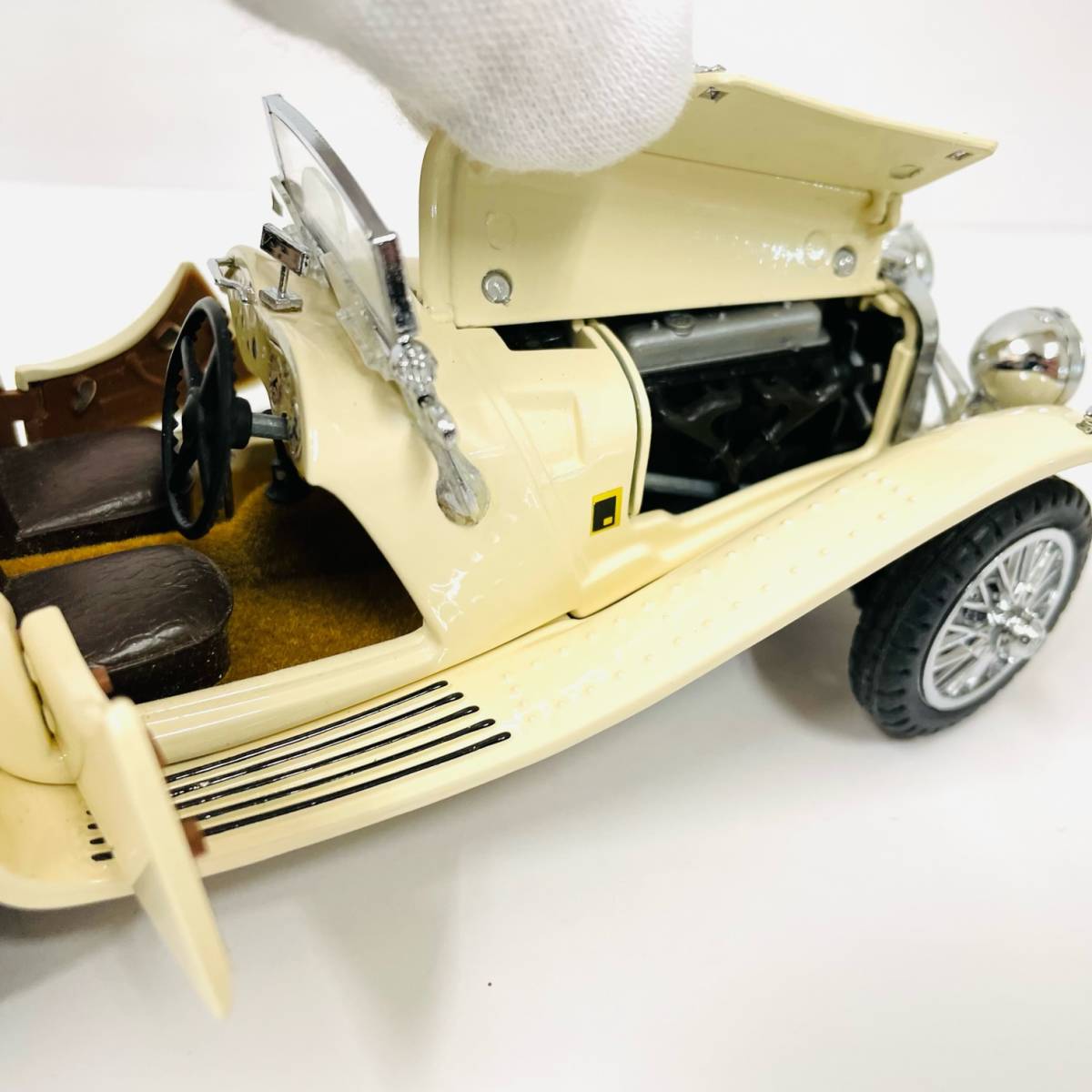 C-0126SI 【希少】 FRANKLIN MINT フランクリンミント 1/24 1938年型 ジャガー SS-100 ビンテージ JAGUAR PRECISION MODELS ミニカー_画像7