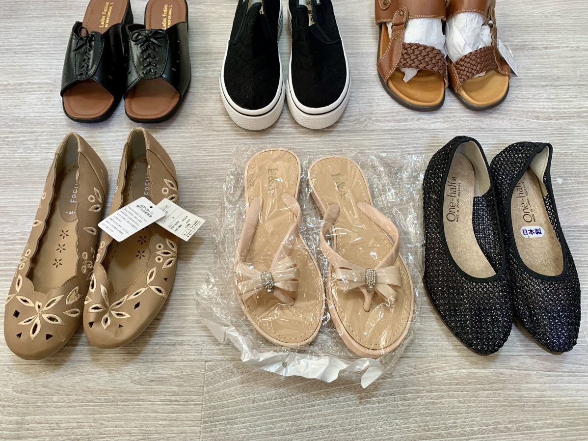 * new goods lady's shoes 12 point set pumps sandals boots sneakers lucky bag tag attaching together set sale unused large amount winter warm 