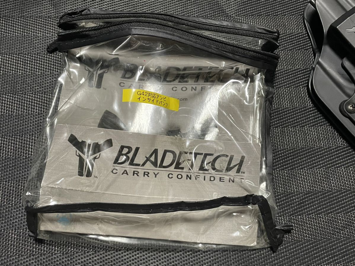 BLADE TECH G42 アンビ　インサイド　ホルスター　両利き対応　コンシールド　ブレードテック　BLADETECH glock レア_画像9