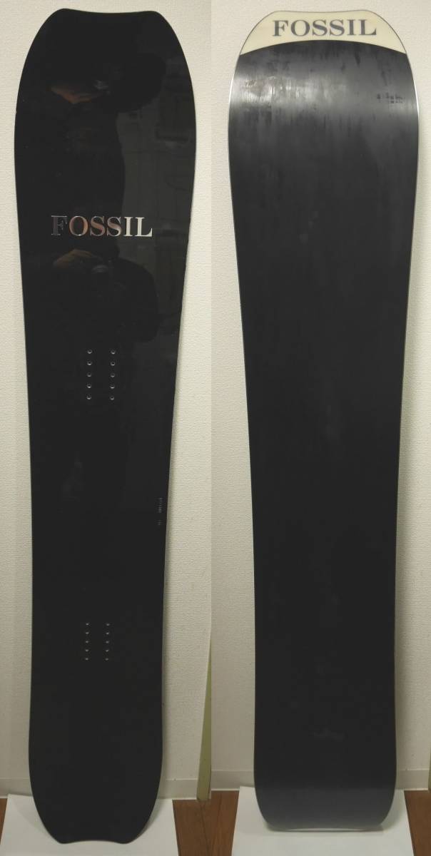 ★☆中古良品！ FOSSIL ALL MOUNTAIN 158cm 2013年モデル フォッシル オールマウンテン スノーボード パウダー 浮力◎ ウチヤマ製 即決_写真のものが全てです。人気の一本