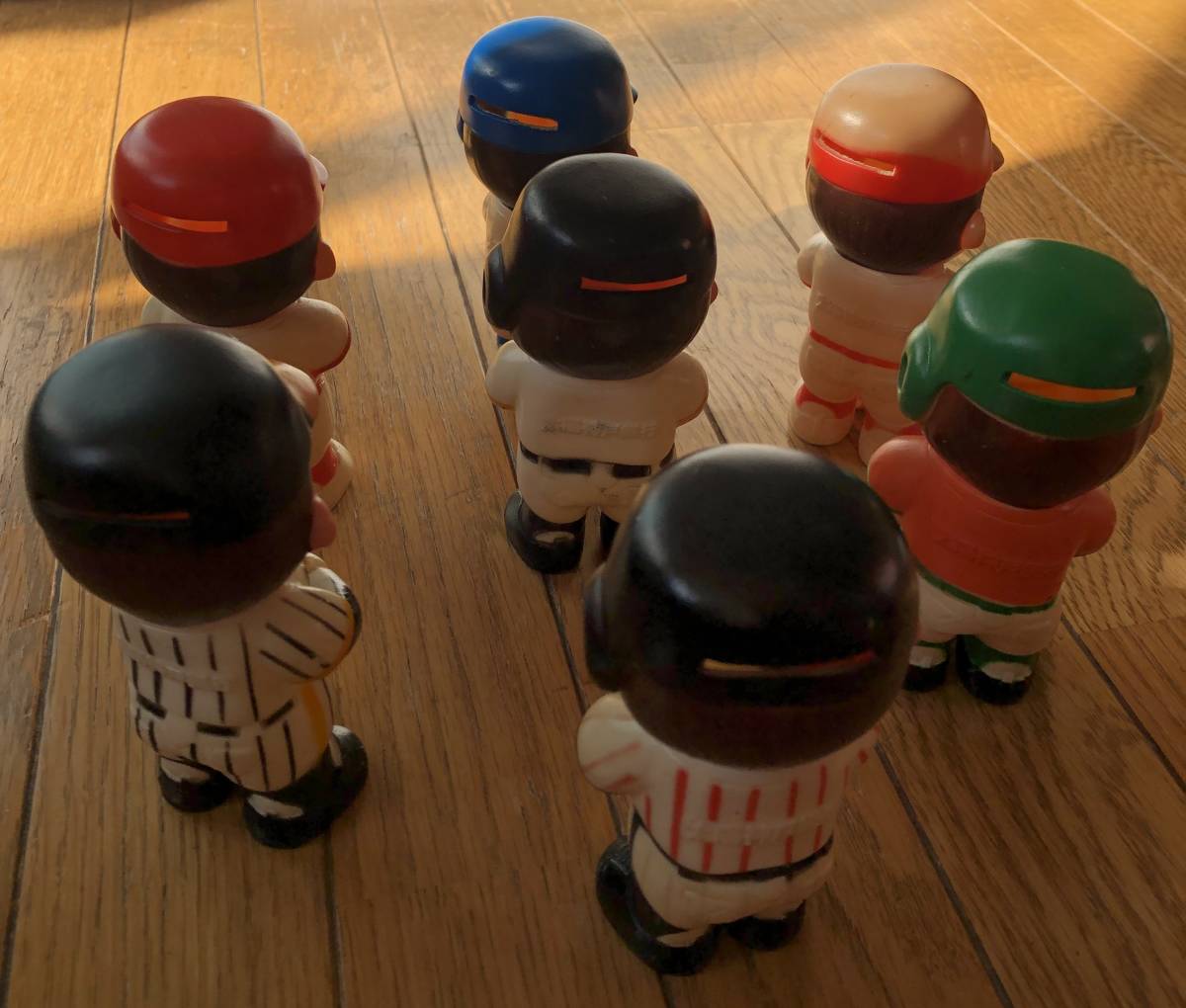 太陽神戸銀行　野球選手　貯金箱　7個　ソフビ人形　昭和レトロ　昔のプロ野球球団_画像5