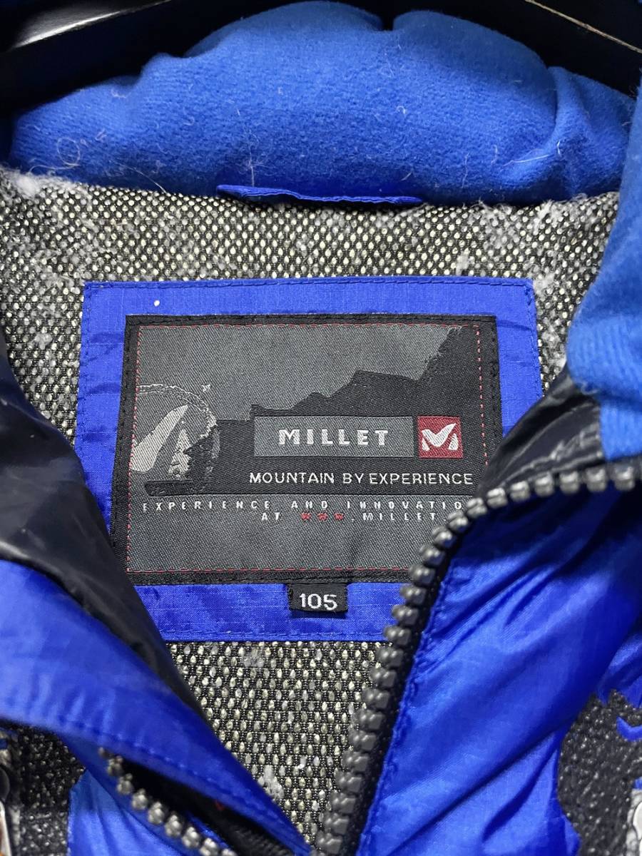 (V493) ミレー MILLET 800+ WINDSTOPPER ダウンジャケット メンズ XL サイズ 正規品_画像6