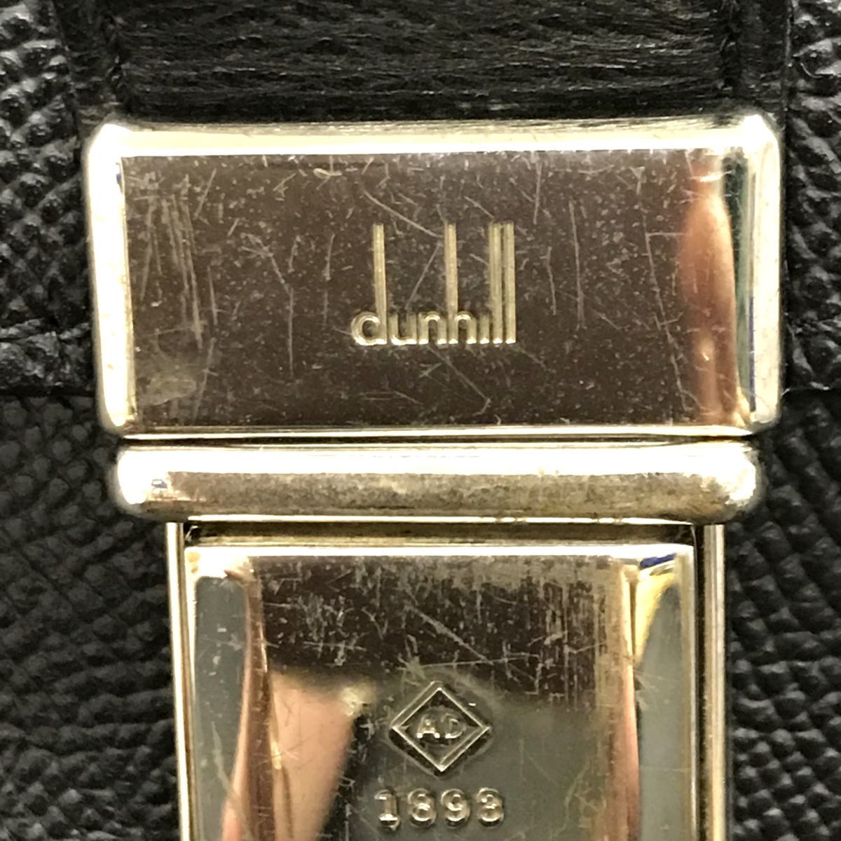 E122-I47-1421 dunhill ダンヒル トートバッグ 約39×9×29㎝ メンズ ブラック ビジネスバッグ イタリア製 鞄 かばん バッグ_画像10