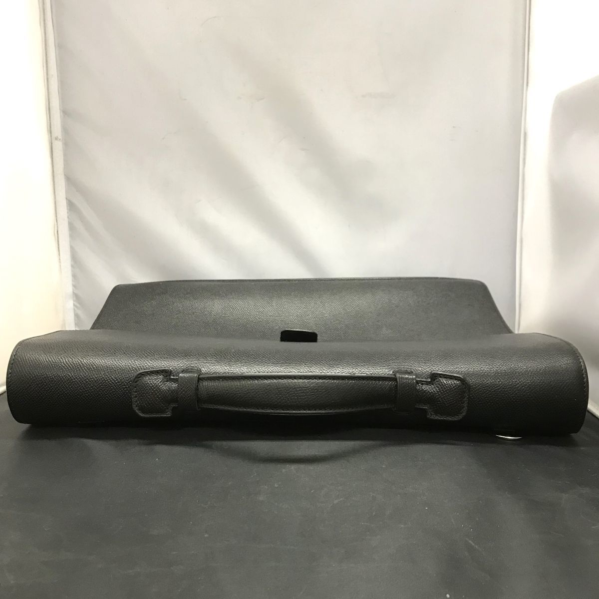 E122-I47-1421 dunhill ダンヒル トートバッグ 約39×9×29㎝ メンズ ブラック ビジネスバッグ イタリア製 鞄 かばん バッグ_画像6