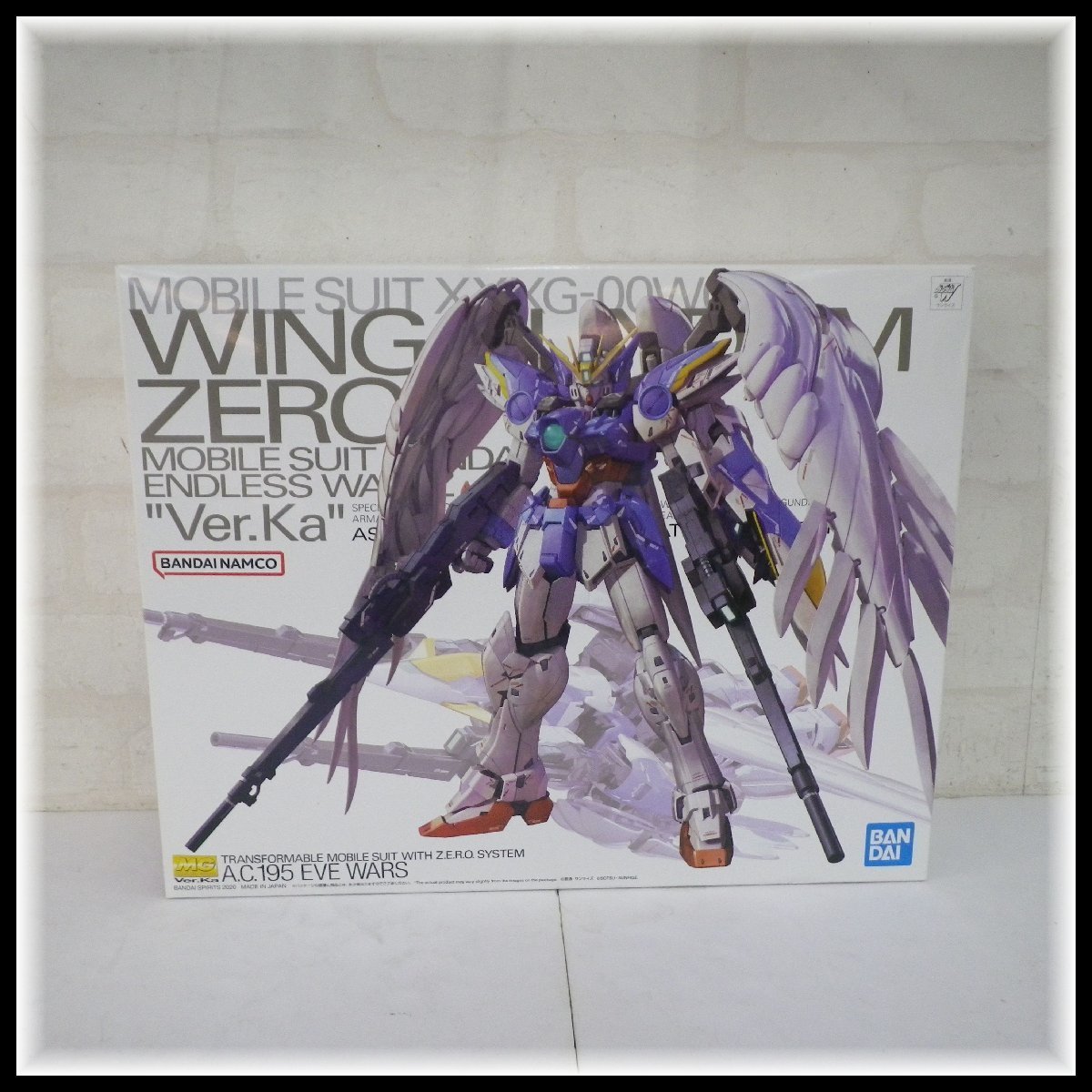 バンダイ XXXG-00W0 WING GUNDAM ZERO EW ウイングガンダムゼロEW Ver.Ka プラモデル MG 1/100 未組立品_画像1