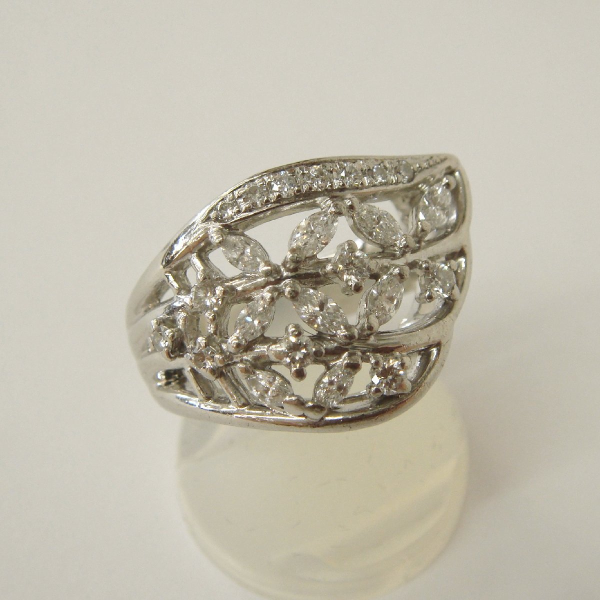 人気新品 1223T【本物保証】 TASAKI PT900 ダイヤモンド0.56ct リング 指輪 (約)11.7g 10号 研磨仕上げ済み 指輪