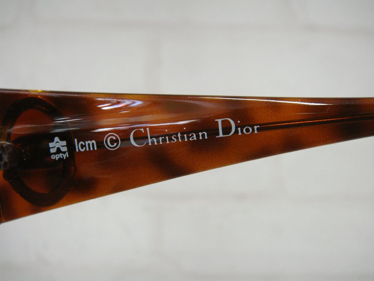1208T【本物保証】 Christian Dior クリスチャンディオール サングラス 2849A 11 57ロ13 べっ甲 グラデーション_画像5