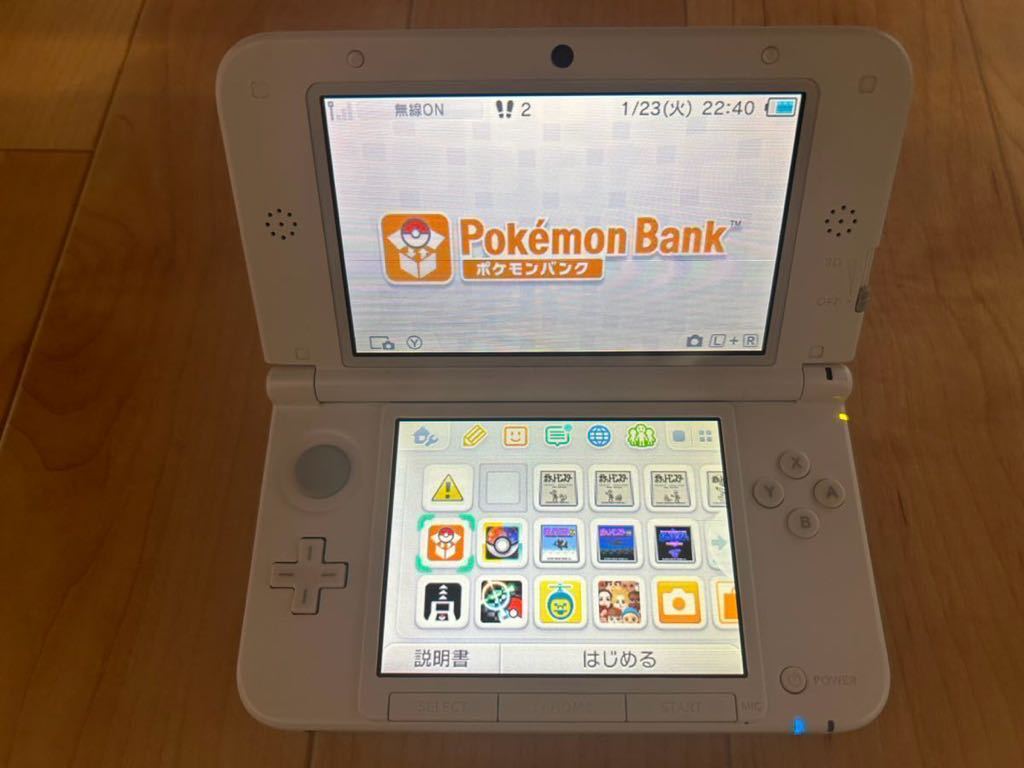 ニンテンドー3DSLL ミント 本体 ポケモンバンク GBポケモン ポケムーバー サンムーン体験版 Nintendo ニンテンドー 3DSLL 3DS _画像2