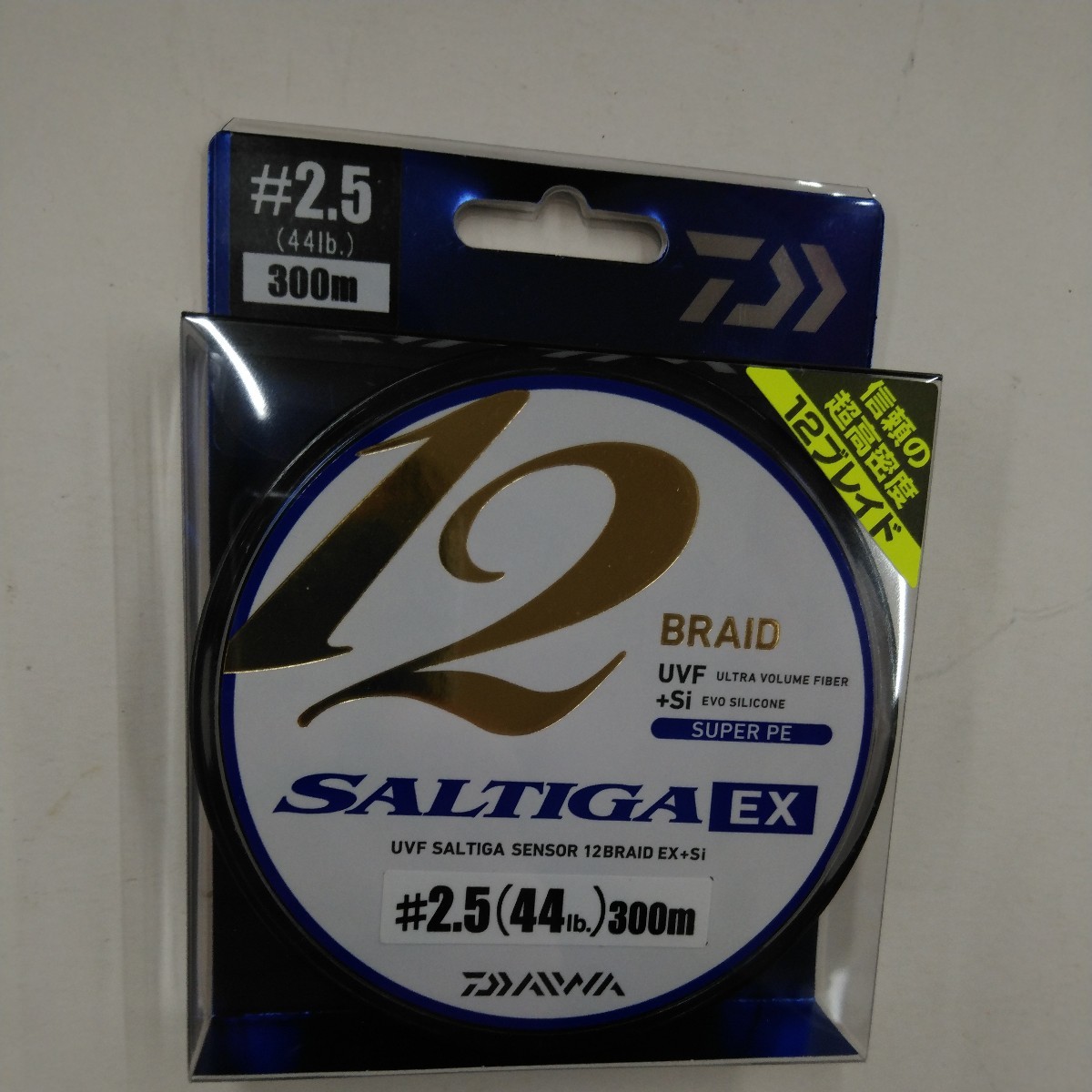 新品 ダイワ DAIWA UVF ソルティガ センサー 12ブレイド 12EX+Si 2.5号 44lb 300m ヒラマサ ブリ ジギング キャスティング 日本製_画像1