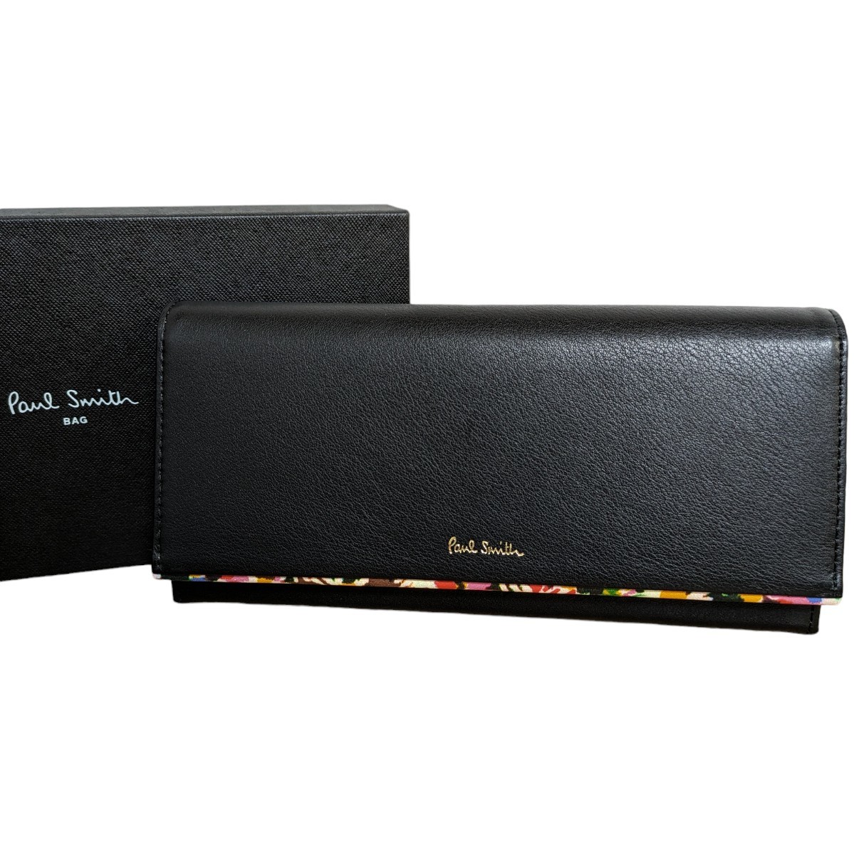新品 ポールスミス Paul Smith 長財布 マーガレットプリント 新品 ポールスミス Paul Smith 長財布 マーガレットプリント